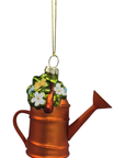 Glass Watering Can Ornament
