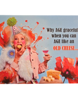 Age Like an Old Cheese Funny Birthday Card