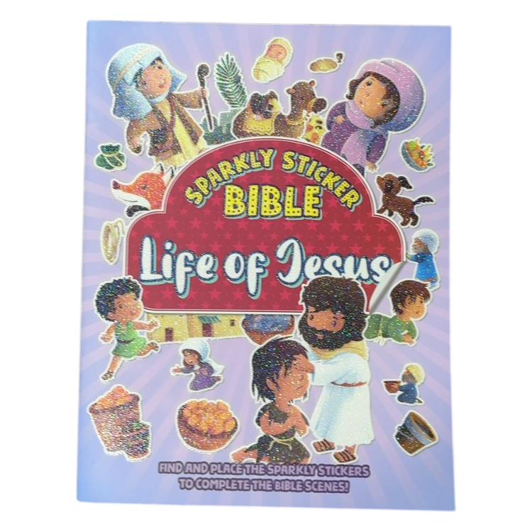 Sparkly Sticker Bible Life of Jesus Sticker Book