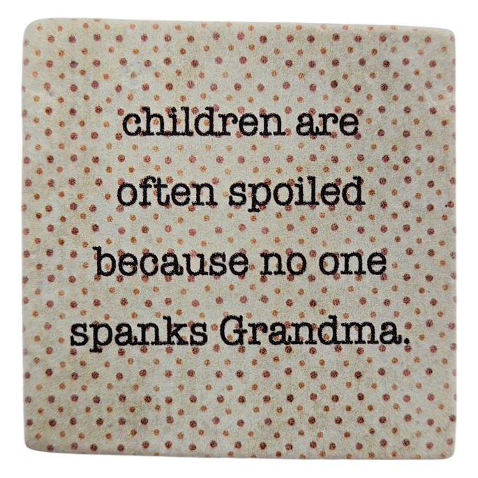 Children Are Often Spoiled Because No One Spanks Grandma Magnet