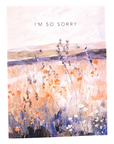I'm So Sorry Wildflower Field Greeting Card