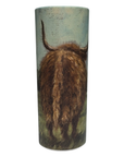 Highland Cow Tissue Tube – Cup Holder Sizelol