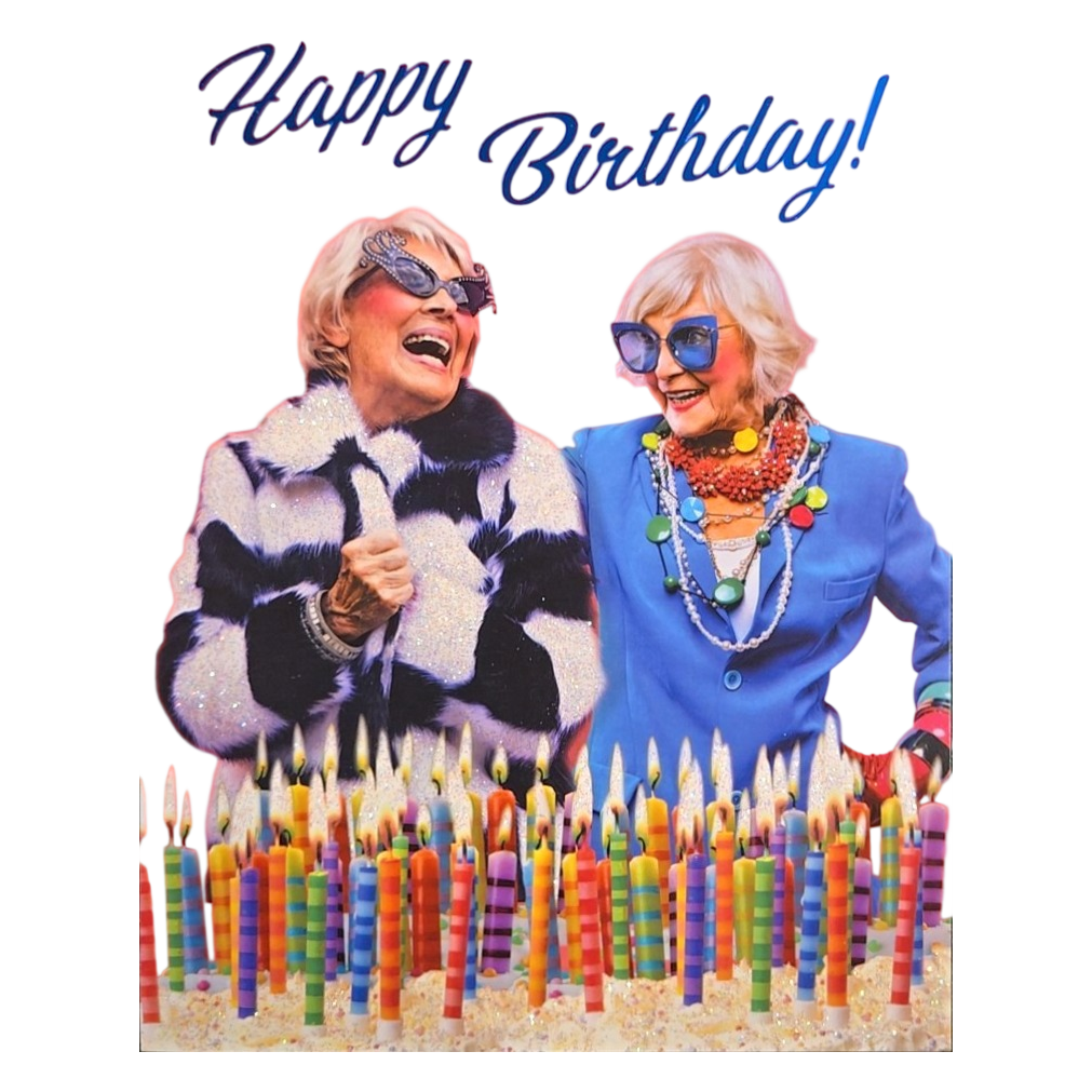 Happy Birthday Fabulous Ladies Greeting Card