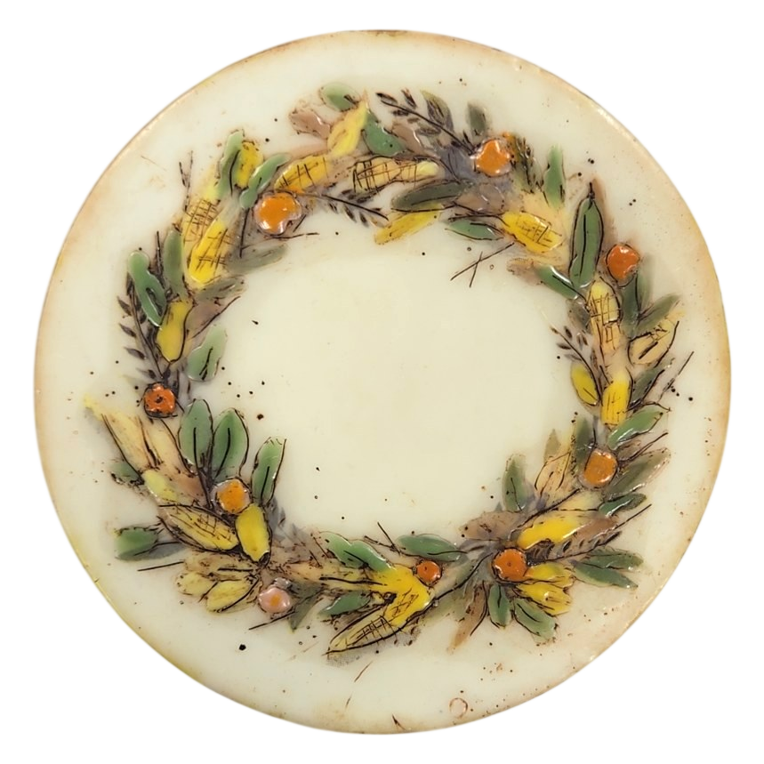 Encaustic Wreath Artwork by Trish McFerran