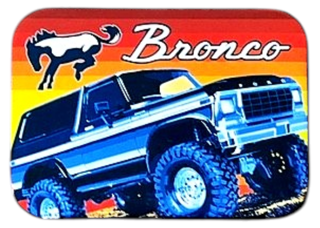 Ford Bronco Retro Sunset Magnet