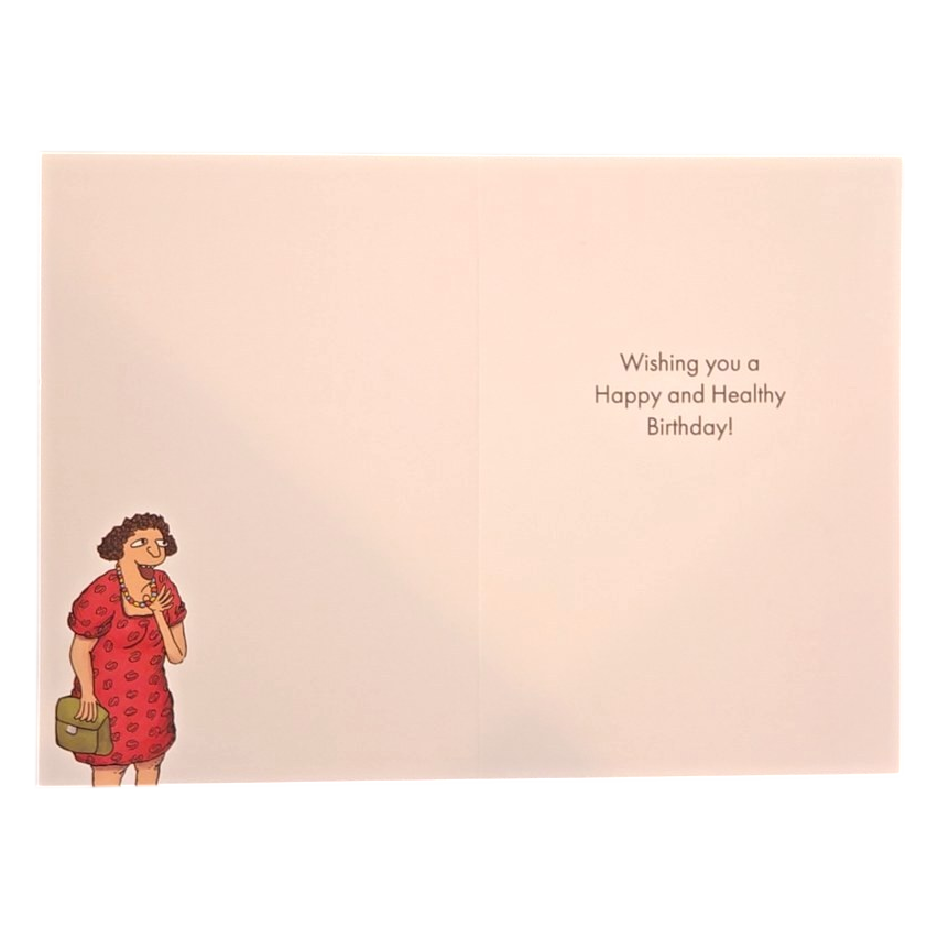 Funny Medication Necklace Humor Greeting Card
