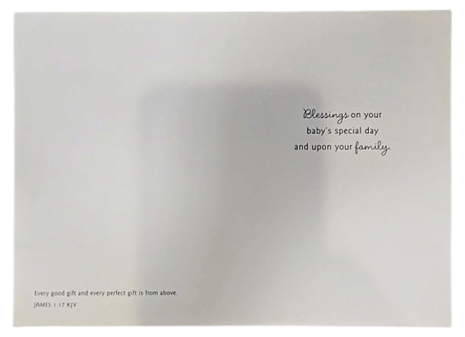 Sharing Your Joy Religious Baby Greeting Card