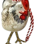 Rooster Glass Ornament