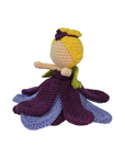 Handmade Amigurumi Crochet Princess Peony Doll – Purple & Lavender