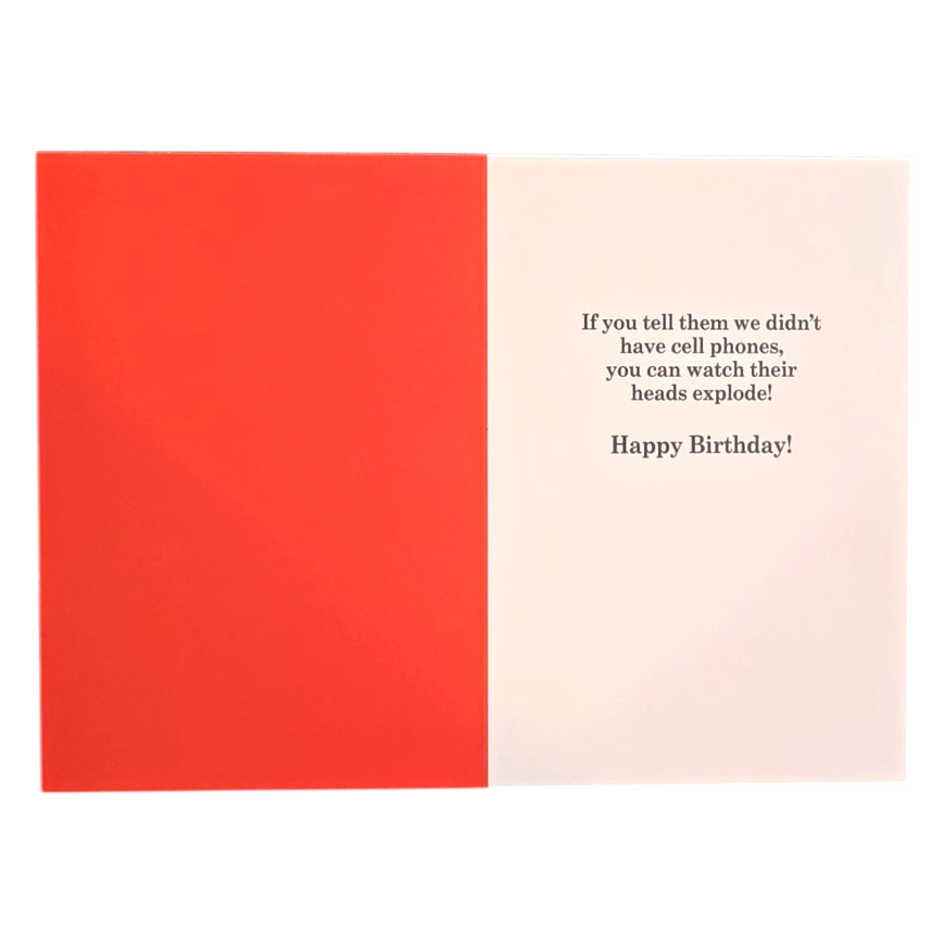 Born Back in the 1900s Funny Birthday Card