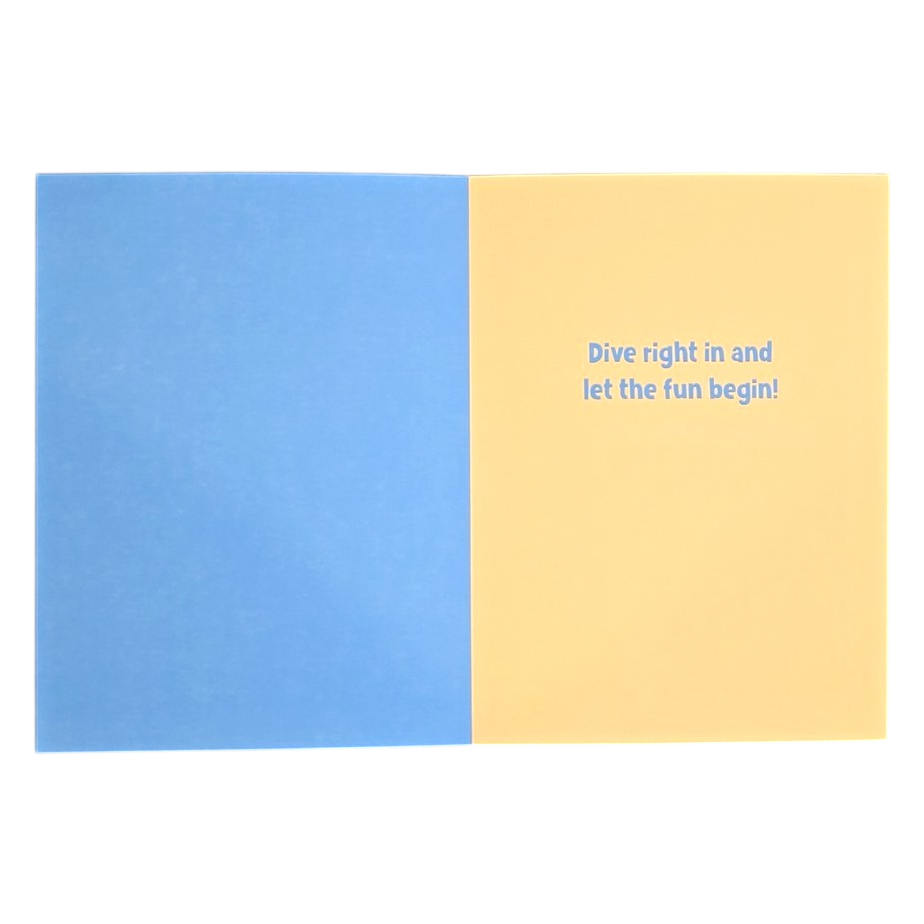 Happy Birthday Duckling with Goggles Card