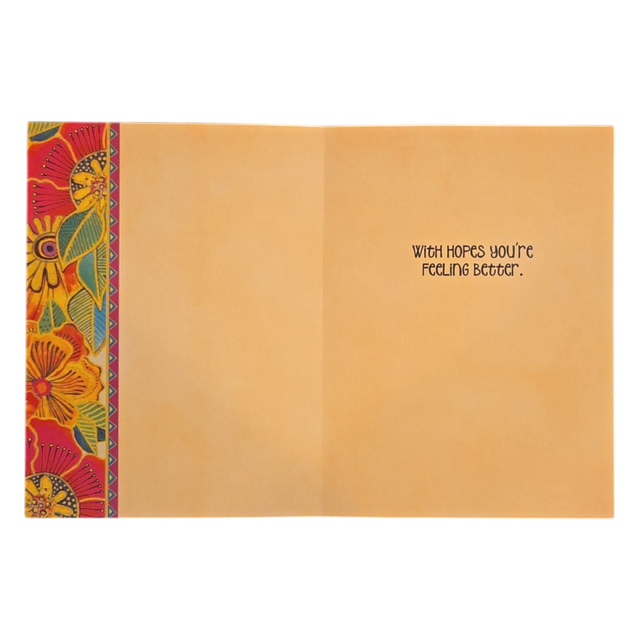 Warm Happy Healing Thoughts Greeting Card