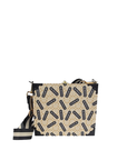 Coach-Inspired Signature Print Cigar Box Handbag