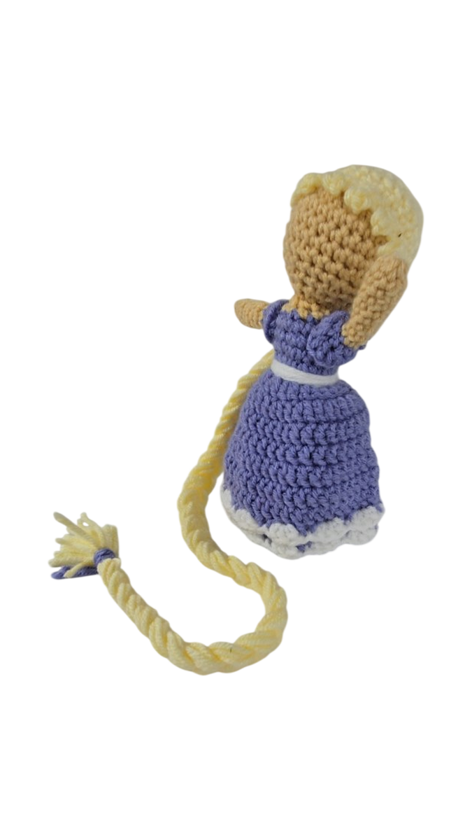 Handmade Crochet Rapunzel Princess Amigurumi Dolll