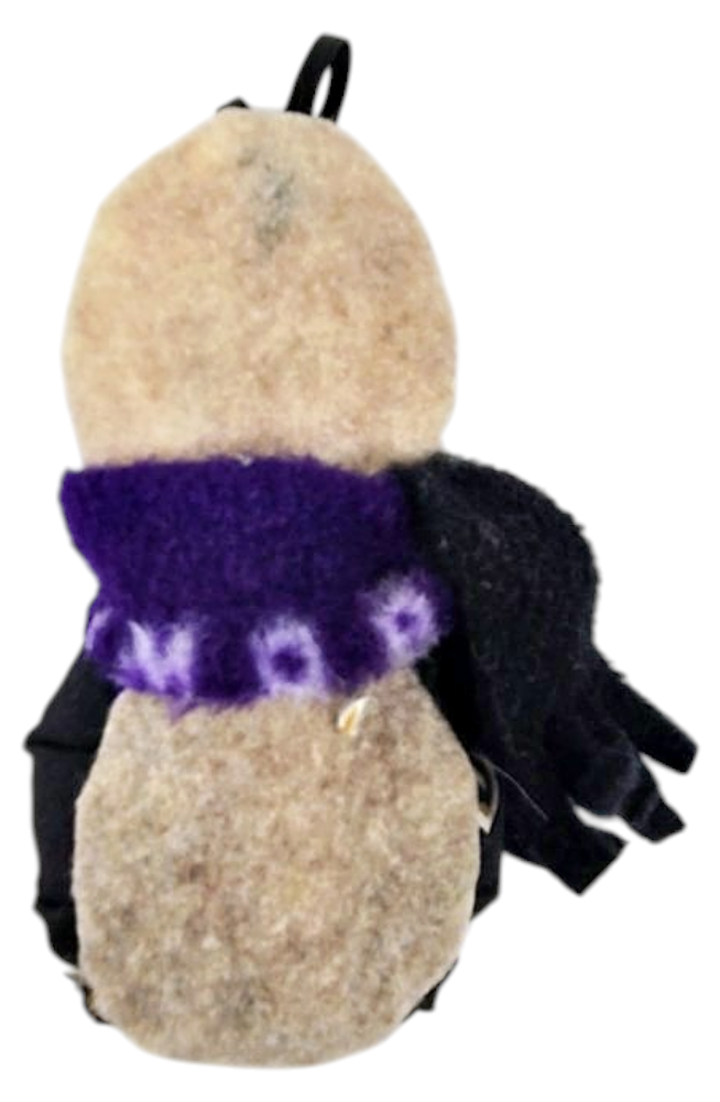Baltimore Ravens Snowman Plush Christmas Ornament