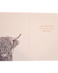 Herd It's Your Birthday Highland Cow Card