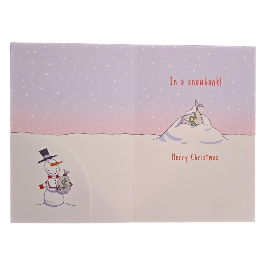 Frosty the Snowman Christmas Riddle Card