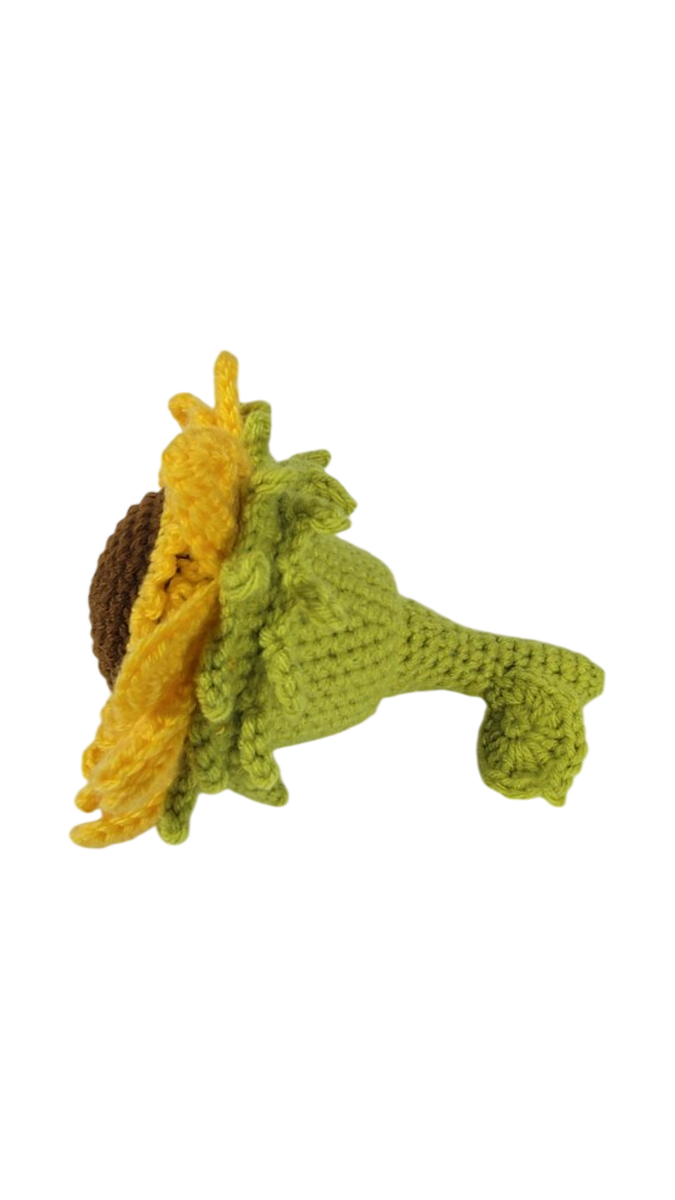 Handmade Crochet Sunflower Princess
