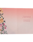Floral Wedding Cake Greeting Card