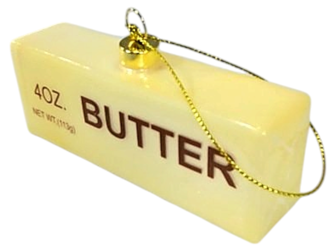 Butter Stick Novelty Christmas Ornament