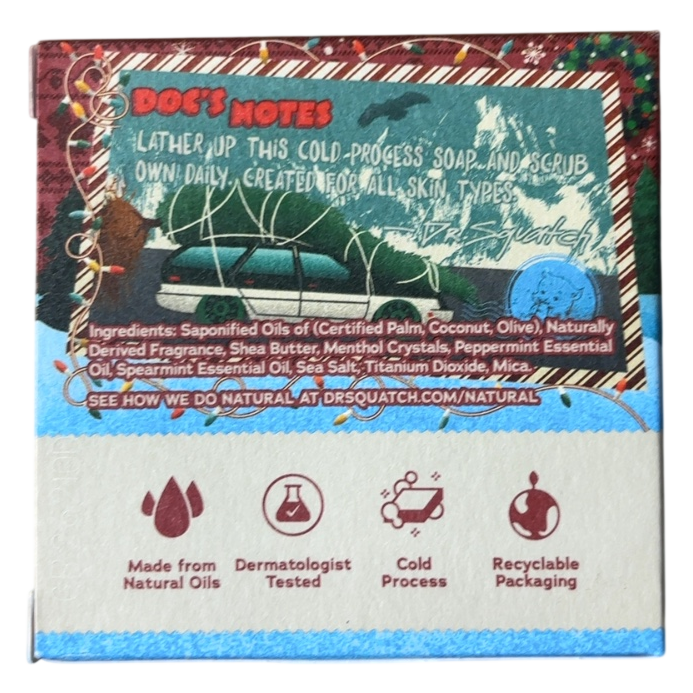 Dr. Squatch Christmas Vacation Frosty Family Bar Soap