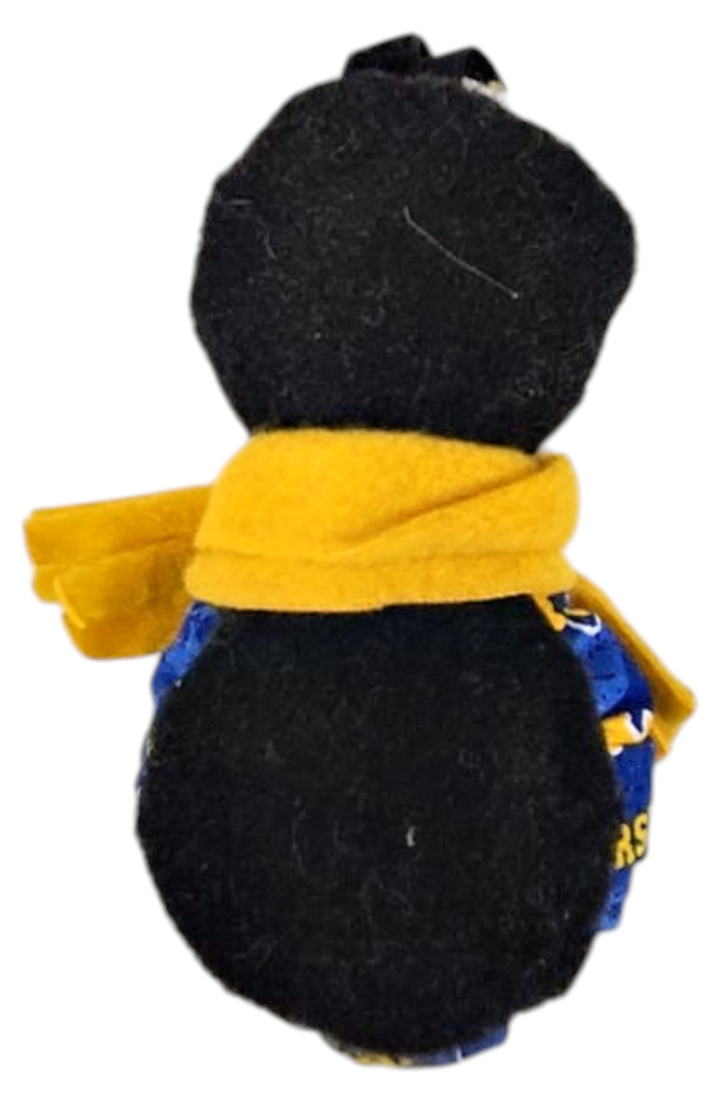 Pitt Panthers Snowman Christmas Ornament