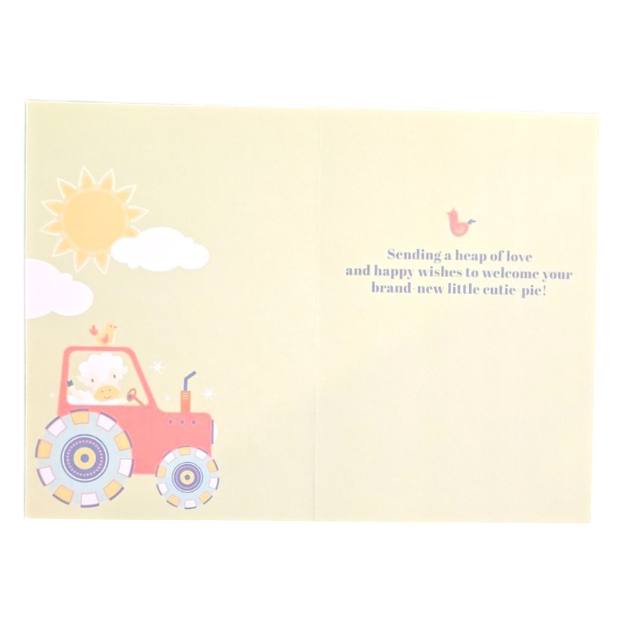 Sweet Baby Farm Animals Greeting Card