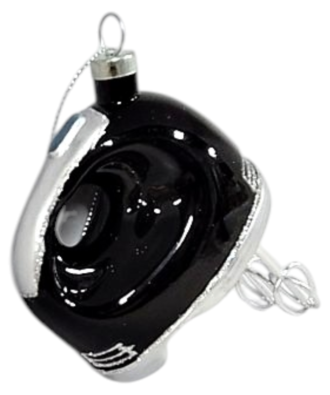 Hand Mixer Glass Ornament