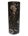 Floral Dark Botanical Car Cup Holder Tissue Tube