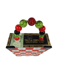 Vintage Christmas Gucci Inspired Cigar Box Handbag