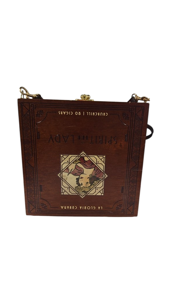 La Gloria Cubana Cigar Box Paisley Crossbody Purse