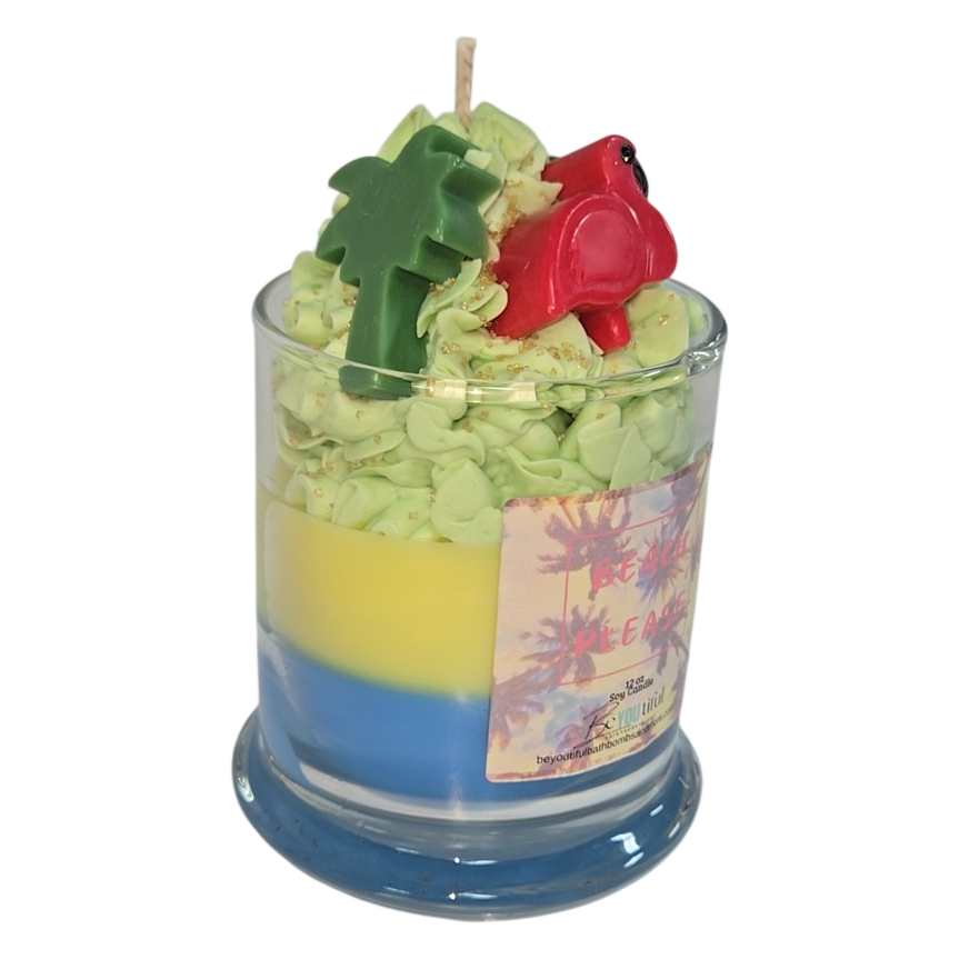 Beach Please Candle