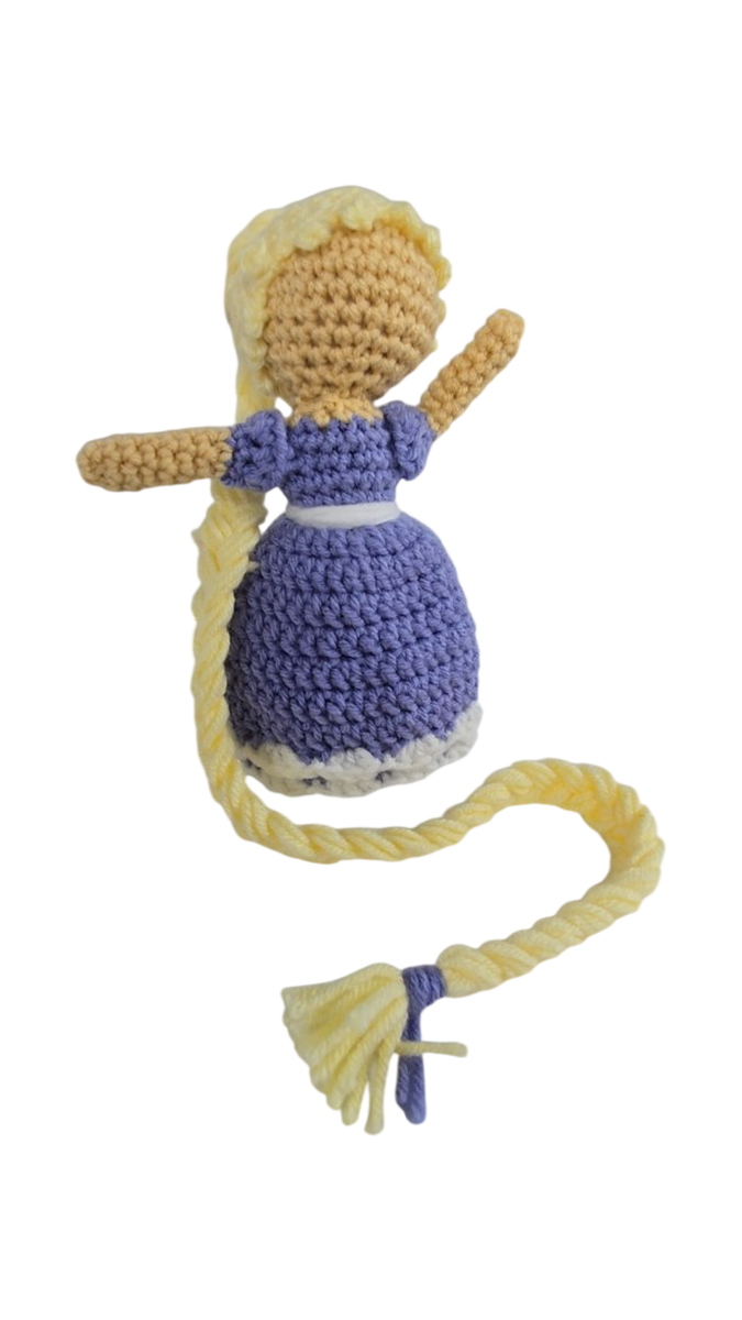 Handmade Crochet Rapunzel Princess Amigurumi Dolll