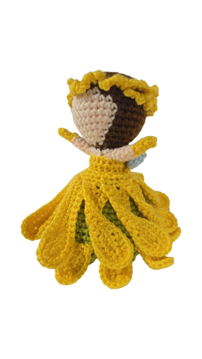 Handmade Crochet Sunflower Princess