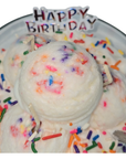 Happy Birthday Ice Cream Bowl Candle with Sprinkles