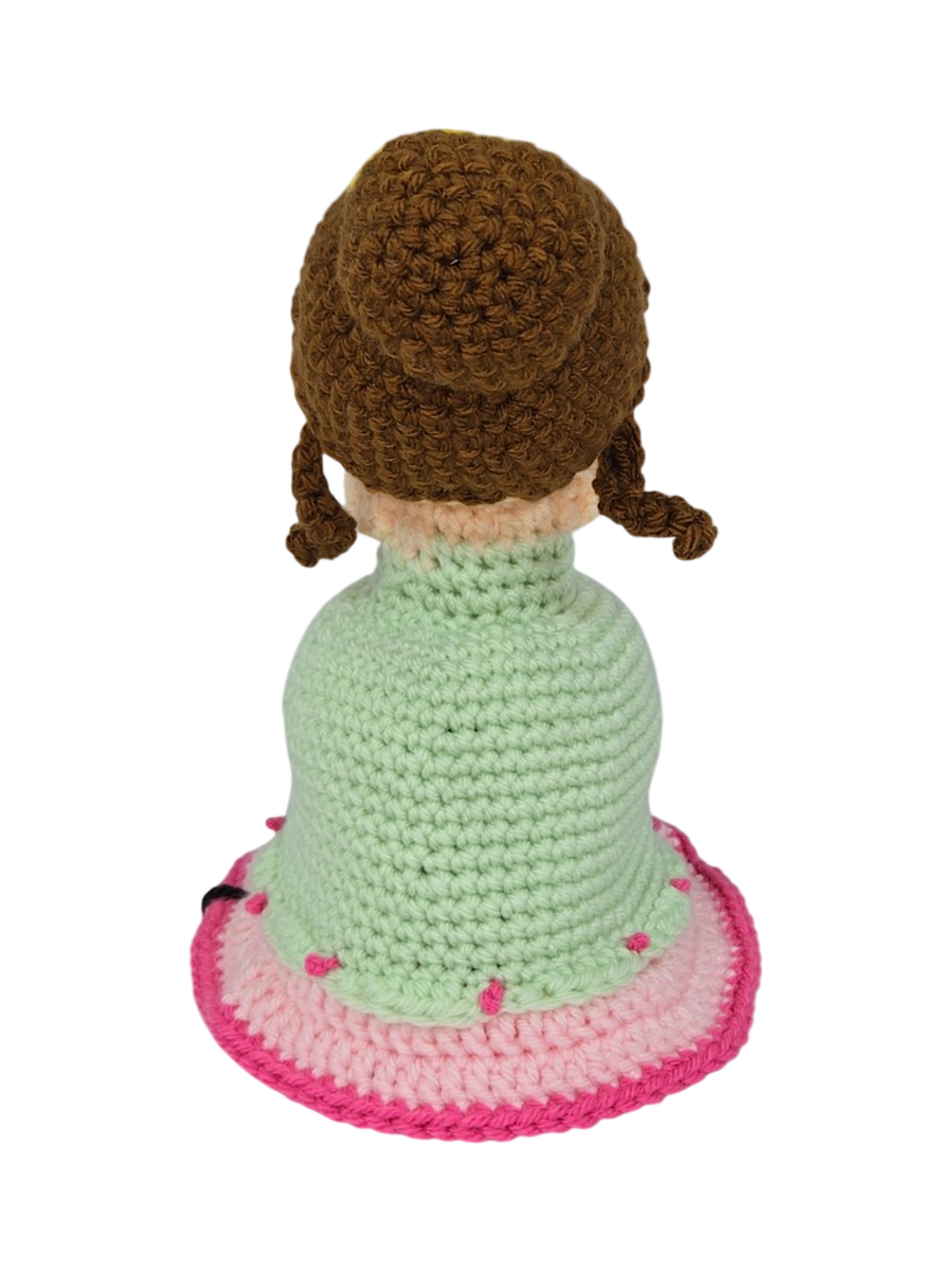 Handmade Crochet Princess And The Frog Amigurumi Doll