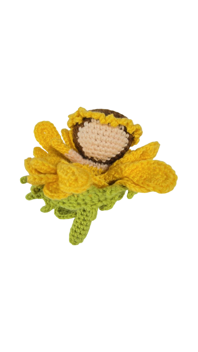 Handmade Crochet Sunflower Princess