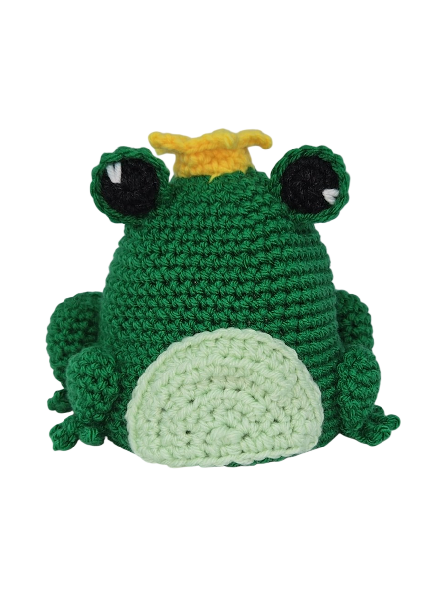 Handmade Crochet Princess And The Frog Amigurumi Doll