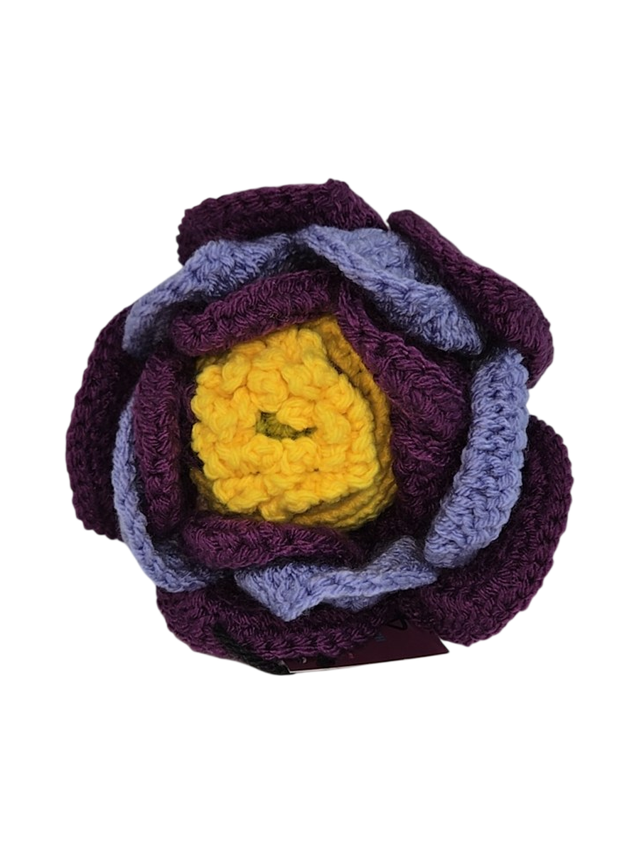 Handmade Amigurumi Crochet Princess Peony Doll – Purple &amp; Lavender