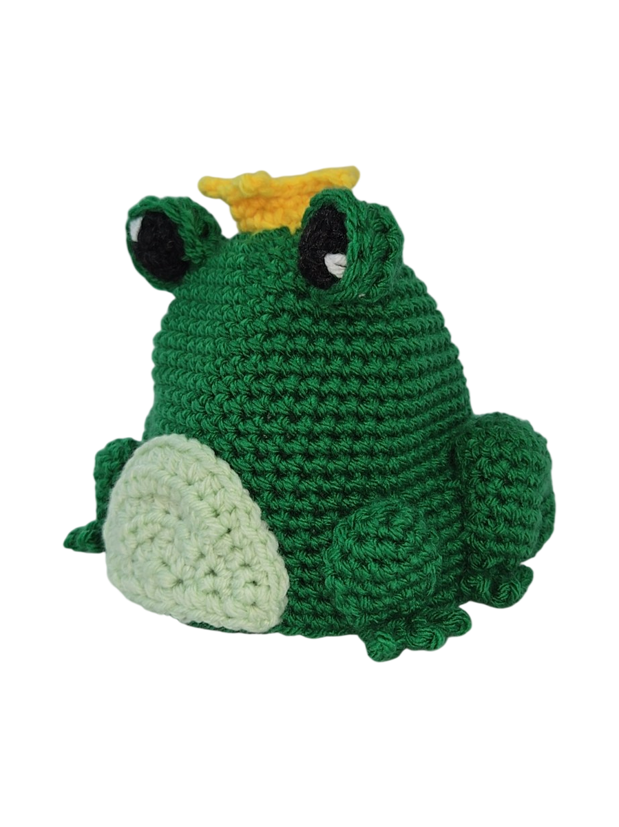Handmade Crochet Princess And The Frog Amigurumi Doll