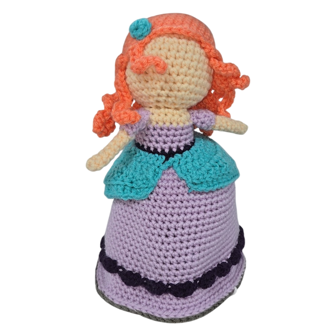 Crochet Mermaid Squishy Amigurumi Doll on Rock
