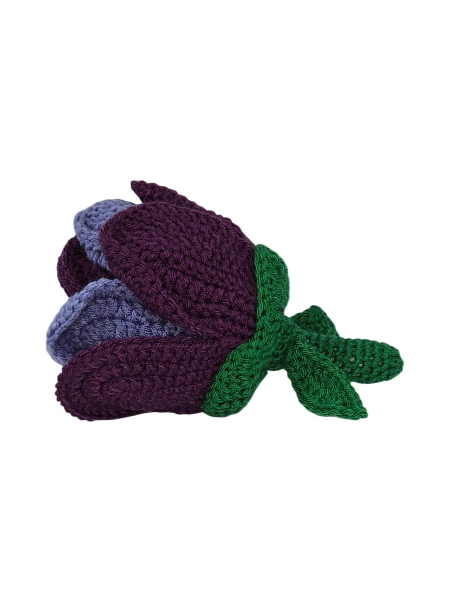 Handmade Amigurumi Crochet Princess Peony Doll – Purple &amp; Lavender