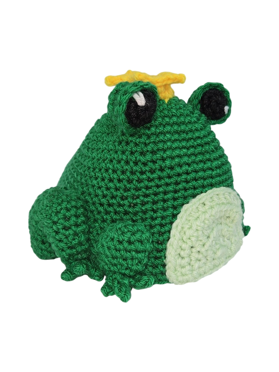 Handmade Crochet Princess And The Frog Amigurumi Doll