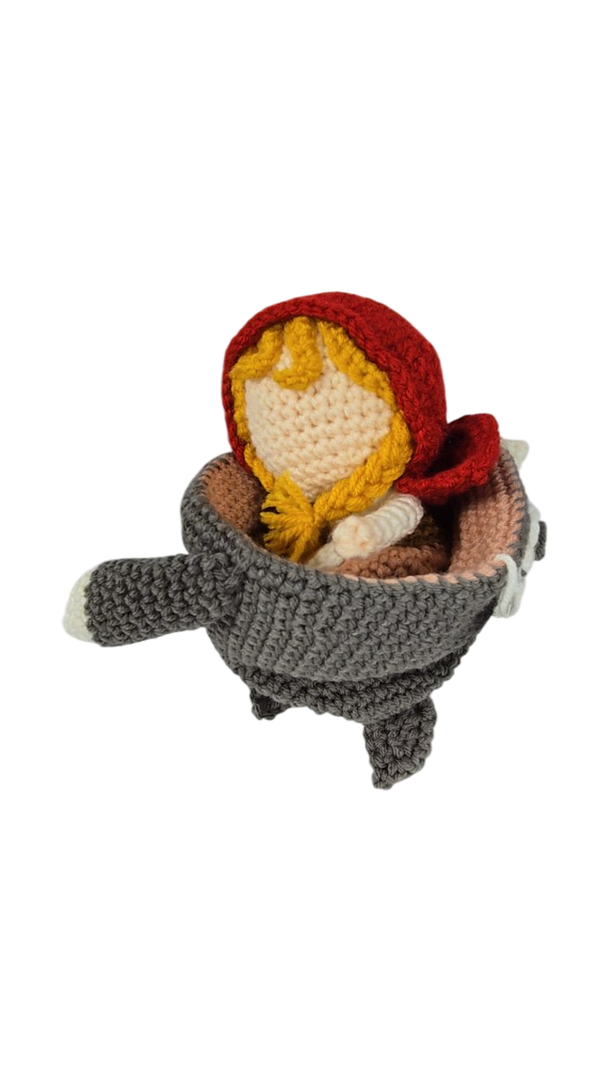 Little Red Riding Hood Crochet Amigurumi Doll