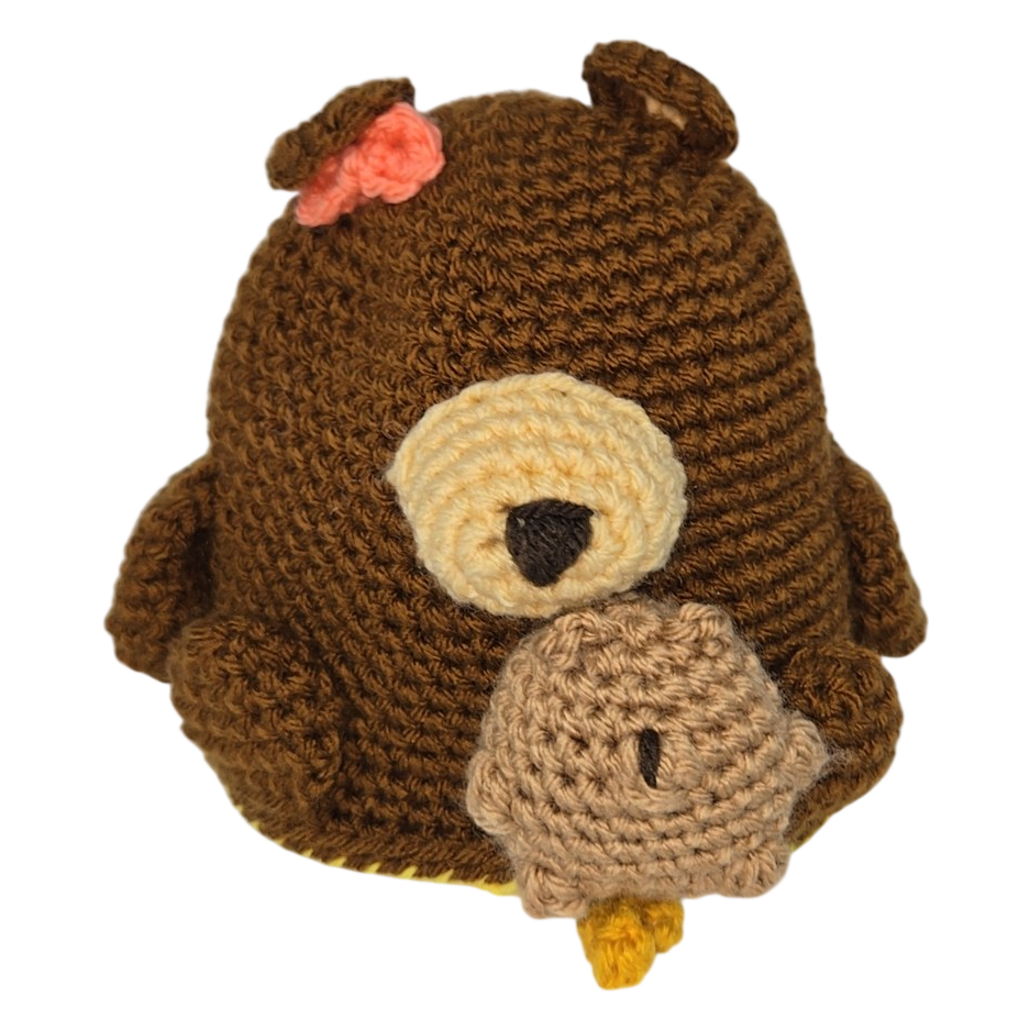 Handmade Crochet Princess Doll Amigurumi – Blonde Girl in Yellow Dress