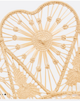 Heartfelt Handwoven Iraca Bread Basket