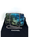 Chanel Shaded Calfskin Sequins Mini Flap Shoulder Bag