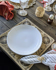 Caracol Square Handwoven Iraca Placemat