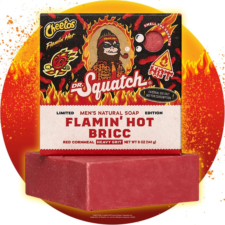 Flamin' Hot Bricc Bar Soap - 6 units