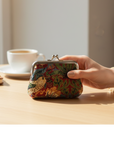 Strawberry Thief Tapestry Kiss Lock Coin Purse